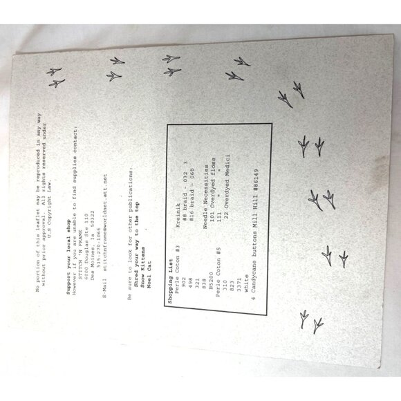 Springberry Creek Designs North Pole Christmas Cross Stitch Pattern - Picture 3 of 4